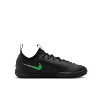 Nike Mercurial Vapor 17 Academy Zaalvoetbalschoenen (IN) Kids Zwart Felgroen Zilvergrijs