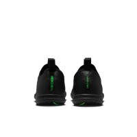 Nike Mercurial Vapor 17 Academy Zaalvoetbalschoenen (IN) Kids Zwart Felgroen Zilvergrijs