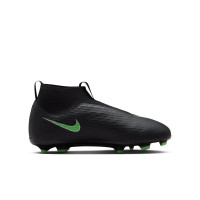 Nike Mercurial Superfly 11 Academy Gras / Kunstgras Voetbalschoenen (MG) Kids Zwart Felgroen Zilvergrijs