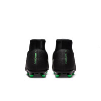 Nike Mercurial Superfly 11 Club Gras / Kunstgras Voetbalschoenen (MG) Kids Zwart Felgroen Zilvergrijs
