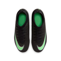 Nike Mercurial Superfly 11 Club Gras / Kunstgras Voetbalschoenen (MG) Kids Zwart Felgroen Zilvergrijs