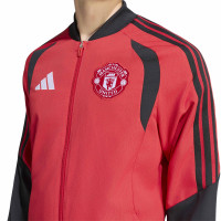 adidas Manchester United Presentatie Trainingspak 2026-2027 Rood Zwart Wit