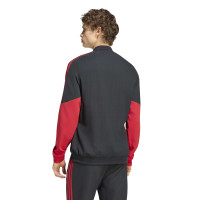 adidas Manchester United Presentation Training Jacket 2026-2027 Black Red White