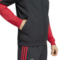adidas Manchester United Presentation Training Jacket 2026-2027 Black Red White
