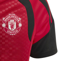 adidas Manchester United Training Set 2026-2027 Kids Red Black White
