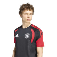 adidas Manchester United Training Shirt 2026-2027 Black Red White