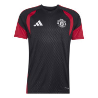 adidas Manchester United Training Shirt 2026-2027 Black Red White