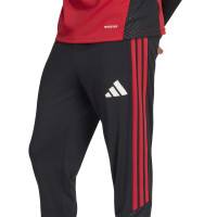 adidas Manchester United Trainingsbroek 2026-2027 Zwart Rood Wit