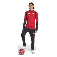 adidas Manchester United Trainingsbroek 2026-2027 Zwart Rood Wit