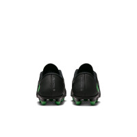 Nike Phantom 6 Low Club Grass/Artificial Grass Football Boots (MG) Toddlers Black Bright Green