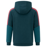 adidas Real Madrid Hoodie 2026-2027 Kids Donkergroen Roze Wit