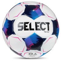 Select Team V26 Football Size 4 White Blue Hot Pink