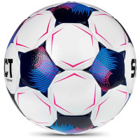 Select Team V26 Football Size 5 White Blue Hot Pink