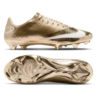 Nike Mercurial Superfly CR7 RGN Gras Voetbalschoenen (FG) Goud Wit