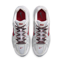 Nike P-6000 Sneakers Wit Rood Platinum Donkergrijs