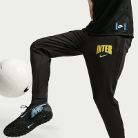 Nike Inter Milan Strike 1/4-Zip Tracksuit 2026-2027 Black Blue Golden Yellow