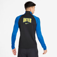 Nike Inter Milan Strike 1/4-Zip Tracksuit 2026-2027 Black Blue Golden Yellow
