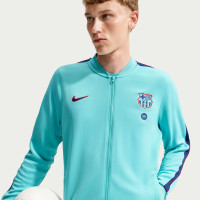 Nike FC Barcelona Strike Trainingsjack 2026-2027 Lichtgroen Donkerblauw Rood