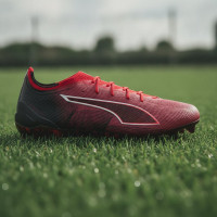 PUMA Ultra 6 Ultimate Pulisic Gras Voetbalschoenen (FG) Rood Zwart Wit