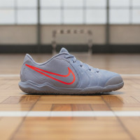 Nike Tiempo Legend 10 Academy Zaalvoetbalschoenen (IN) Kids Lichtblauw Felrood Zwart