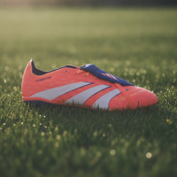 adidas Predator League FT Gras / Kunstgras Voetbalschoenen (MG) Oranje Wit Blauw