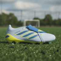 adidas Predator Pro FT Gras Voetbalschoenen (FG) Lichtblauw Blauw Geel