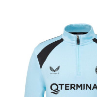 Castore Feyenoord Trainingspak 1/4-Zip 2026-2027 Kids Lichtblauw Zwart