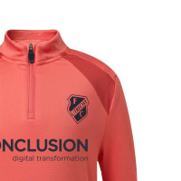 Castore FC Utrecht Trainingspak 1/4-Zip 2026-2027 Lichtrood Donkerblauw