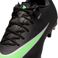 Nike Mercurial Vapor 17 Academy Iron Stud Football Boots (SG) Anti-Clog Black Bright Green Silver Grey