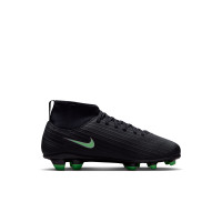 Nike Mercurial Superfly 11 Club Gras / Kunstgras Voetbalschoenen (MG) Peuters/Kleuters Zwart Felgroen Zilvergrijs