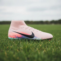 Nike Zoom Mercurial Superfly 10 Academy Gras / Kunstgras Voetbalschoenen (MG) Roze Blauw Turquoise