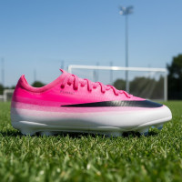 Nike Mercurial Vapor 17 Pro Gras Football Boots (FG) Kids Hot Pink White Black