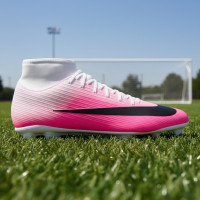 Nike Mercurial Superfly 11 Club Grass/Artificial Grass Football Boots (MG) Hot Pink White Black