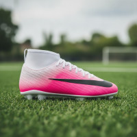 Nike Mercurial Superfly 11 Club Grass/Artificial Grass Football Boots (MG) Kids Hot Pink White Black
