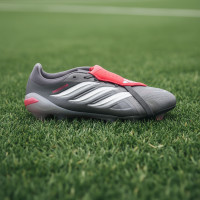 adidas Predator Pro FT Gras Football Boots (FG) Dark Grey White Silver Red