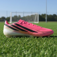 adidas F50 Hyperfast Elite Gras Voetbalschoenen (FG) Felroze Zwart Goud Wit