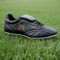 Cruyff Recopa Gras Football Shoes (FG) Black Gold White