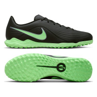 Nike Tiempo Maestro Club Turf (TF) Football Boots Black Bright Green Silver Grey
