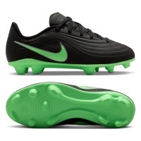 Nike Tiempo Maestro Club Grass/Artificial Grass Football Boots (MG) Kids Black Bright Green Silver Grey