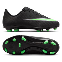 Nike Mercurial Vapor 17 Club Gras / Kunstgras Voetbalschoenen (MG) Kids Zwart Felgroen Zilvergrijs