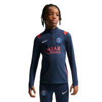 Nike Paris Saint-Germain Academy Pro Trainingspak 1/4-Zip 2026-2027 Kids Donkerblauw Rood Wit