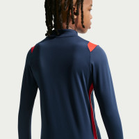 Nike Paris Saint-Germain Academy Pro Trainingspak 1/4-Zip 2026-2027 Kids Donkerblauw Rood Wit