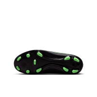 Nike Phantom 6 High Club Grass/Artificial Grass Football Boots (MG) Kids Black Bright Green
