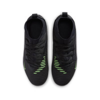 Nike Phantom 6 High Club Grass/Artificial Grass Football Boots (MG) Kids Black Bright Green