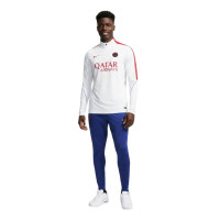 Survêtement Nike Paris Saint-Germain Strike 1/4-Zip 2026-2027 blanc bleu foncé rouge