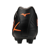 Mizuno Monarcida Neo III Select Gras Voetbalschoenen (FG) Zwart Lava Oranje