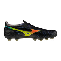 Mizuno Alpha III Japan Grass Football Boots (FG) Black Lava Orange