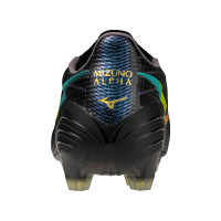 Mizuno Alpha III Japan Grass Football Boots (FG) Black Lava Orange