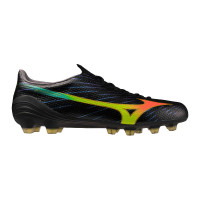 Mizuno Alpha III Pro Gras Football Boots (FG) Black Lava Orange
