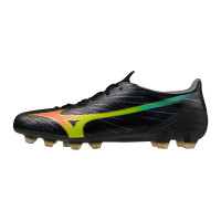 Mizuno Alpha III Pro Gras Football Boots (FG) Black Lava Orange